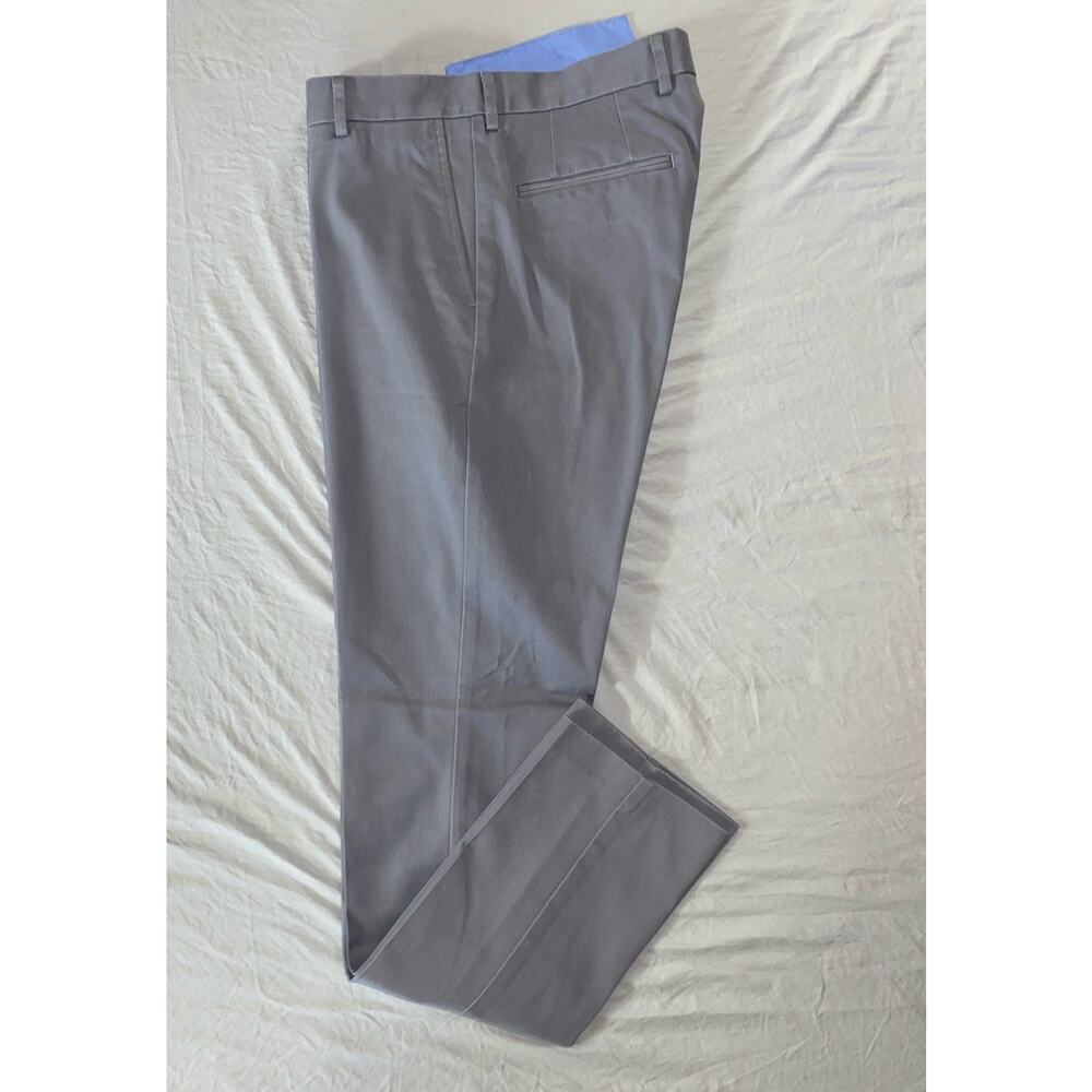Charles Tyrwhitt Non-Iron Extra Slim Fit Chino Dress Pants. Gray, Men's 34X34.